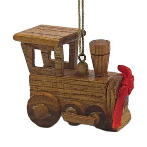 Vintage 1997 House of Lloyd Wooden OLDE TIME TOYS Train Christmas Tree Ornament